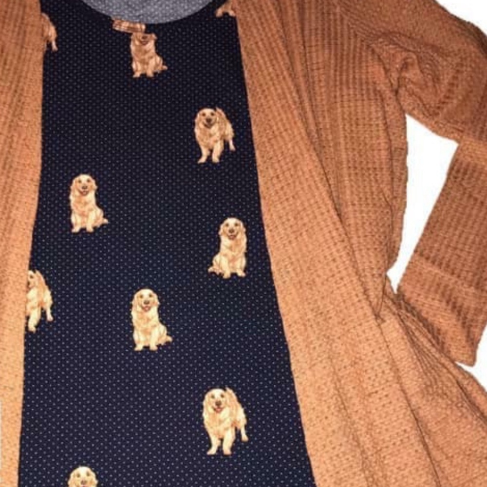 Lularoe Perfect t Golden Retriever Small NWT